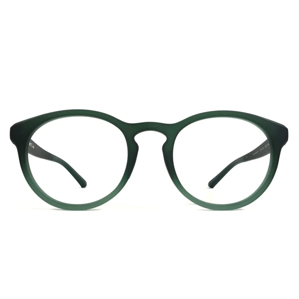 Eco Active Eyeglasses Frames BRUCE GRNGT Green Gradient Round Full Rim 52-22-143